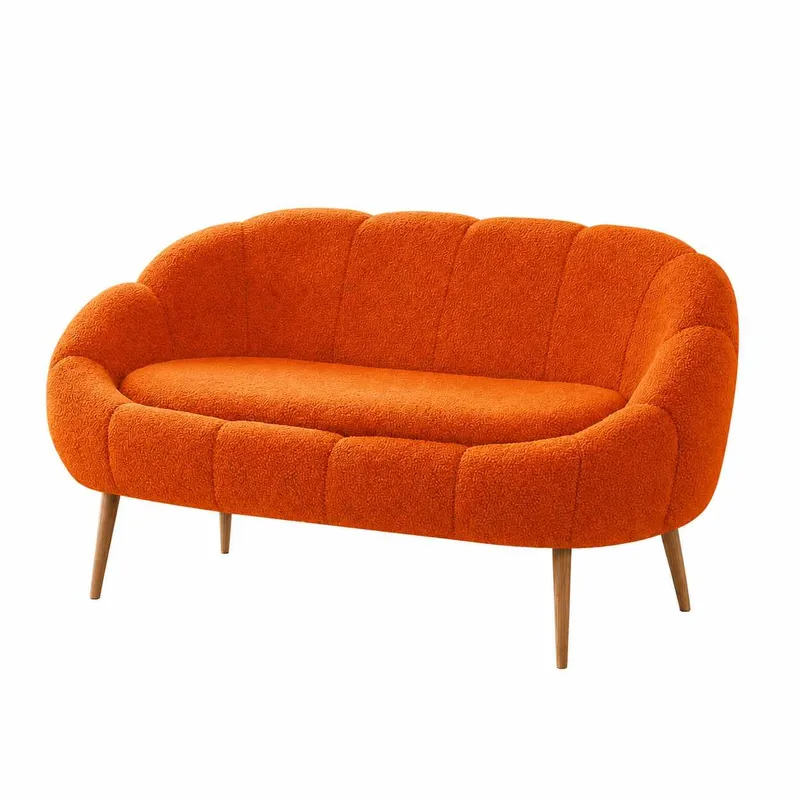 2-seters sofa Atelier Del Sofa Lida (130 x 105 x 50 cm) Oransje