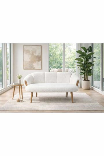 2-seters sofa Atelier Del Sofa Star (128 x 102 x 65 cm) Hvit - Møbler - Sofaer - 2 seter sofa