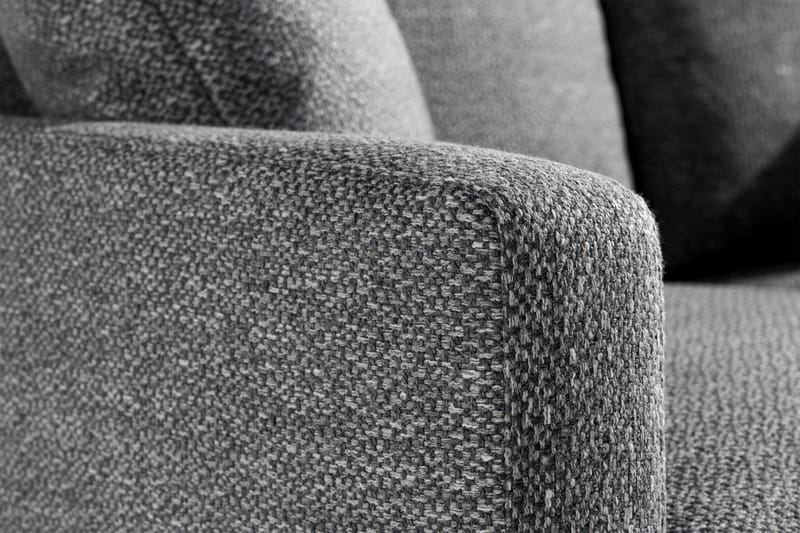 2-seters sofa Lekker med dekorative puter - Mørkegrå - 2 seter sofa