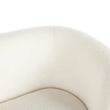 2-seters sofa Loen - Hvit, gull - Møbler - Sofaer - 2 seter sofa