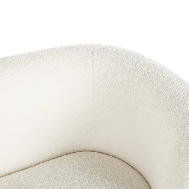 2-seters sofa Loen - Hvit, gull - Møbler - Sofaer - 2 seter sofa