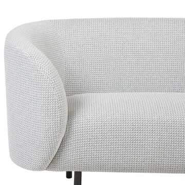 2-seters sofa Loen - Hvit, Svart - Møbler - Sofaer - 2 seter sofa