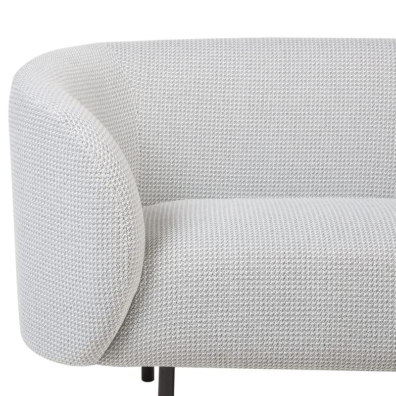 2-seters sofa Loen - Hvit, Svart - Møbler - Sofaer - 2 seter sofa