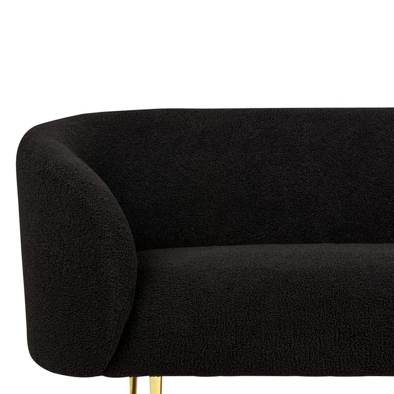 2-seters sofa Loen - Svart, Gull - Møbler - Sofaer - 2 seter sofa