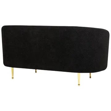 2-seters sofa Loen - Svart, Gull - Møbler - Sofaer - 2 seter sofa