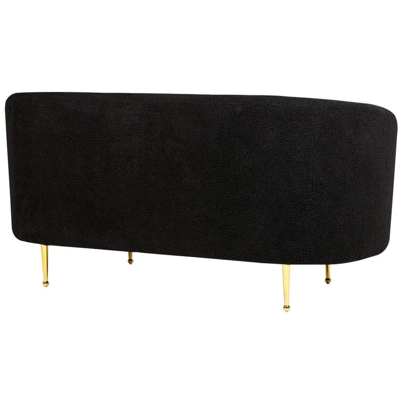 2-seters sofa Loen - Svart, Gull - Møbler - Sofaer - 2 seter sofa