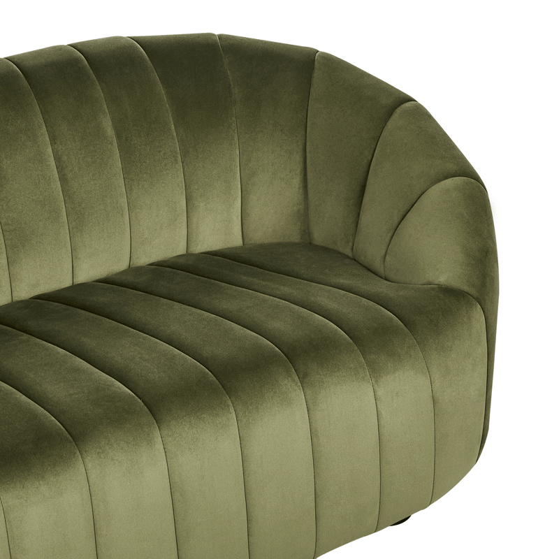 2-seters sofa Malung - Mørkegrønn - Møbler - Sofaer - Fløyelssofaer