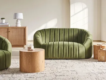 2-seters sofa Malung - Mørkegrønn - Møbler - Sofaer - Fløyelssofaer