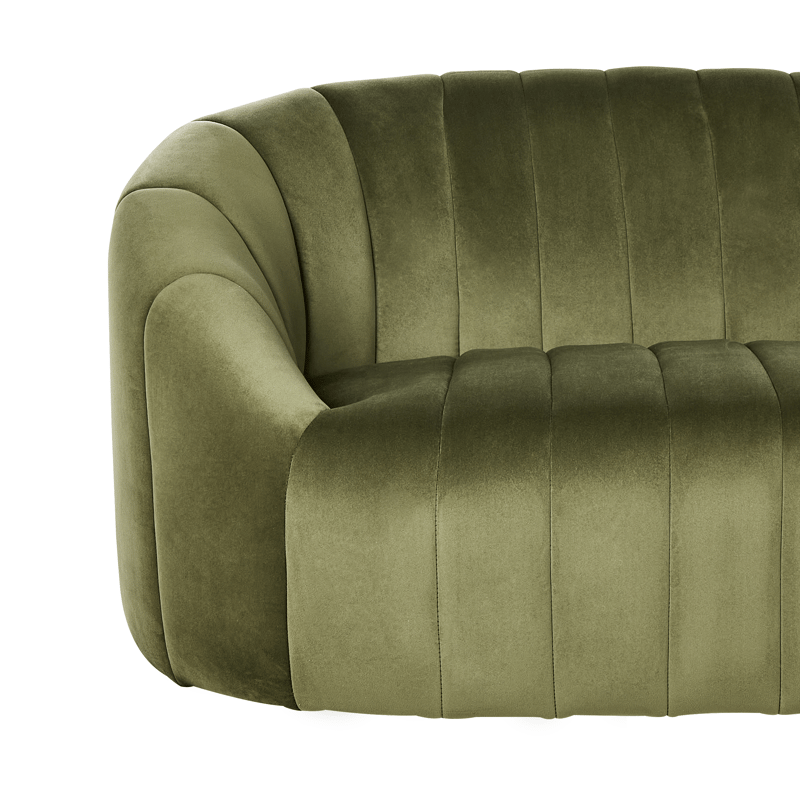 2-seters sofa Malung - Mørkegrønn - Møbler - Sofaer - Fløyelssofaer