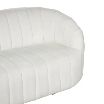 2-seters sofa Malung - Off-White - Møbler - Sofaer - Fløyelssofaer