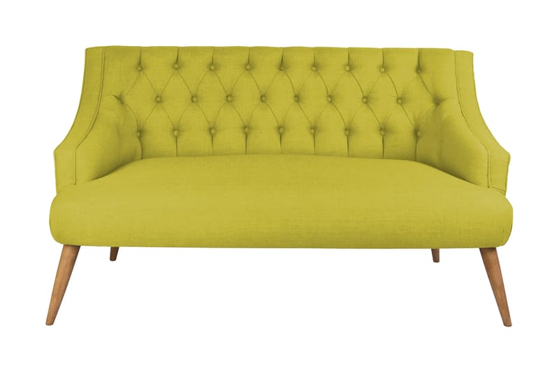 2-seters sofa Montiela - Grønn / Natur - 2 seter sofa