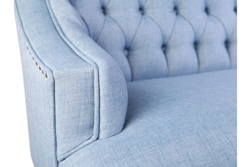 2-seters Sofa Montiela - Indigo blå / natur - 2 seter sofa
