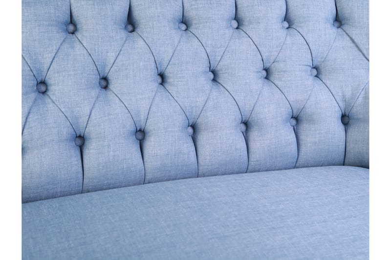 2-seters Sofa Montiela - Indigo blå / natur - 2 seter sofa