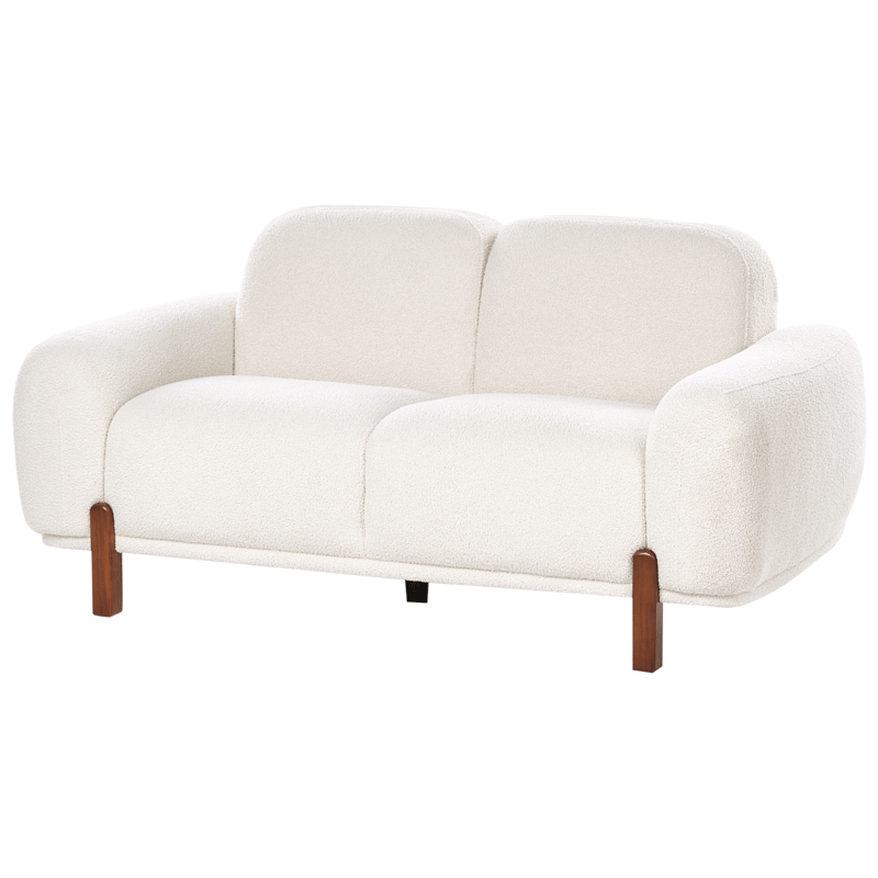 2-seters sofa Odnes i bouclé - Hvit - Møbler - Sofaer - 2 seter sofa