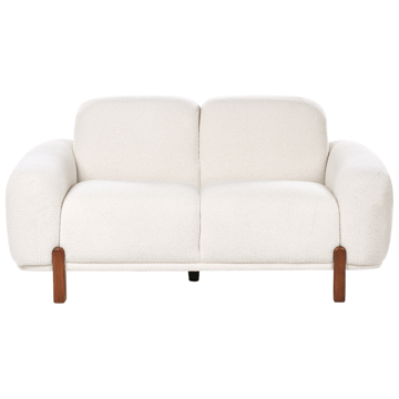 2-seters sofa Odnes i bouclé - Hvit - Møbler - Sofaer - 2 seter sofa