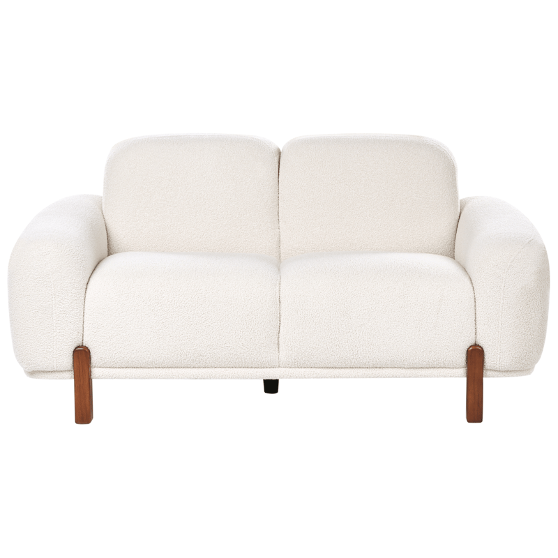2-seters sofa Odnes i bouclé - Hvit - Møbler - Sofaer - 2 seter sofa