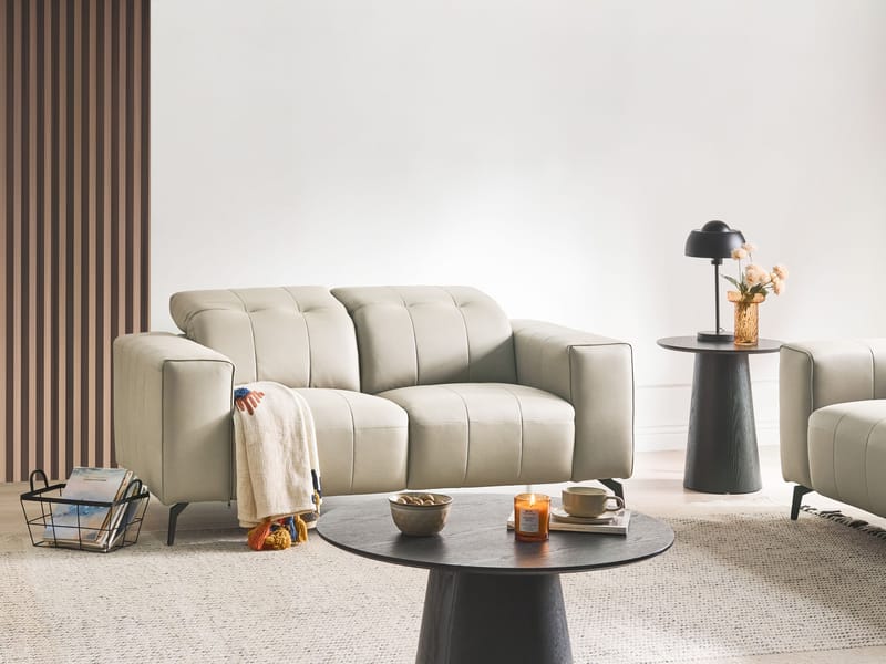 2-seters sofa Ommel - Lys beige - Møbler - Sofaer - Reclinersofaer