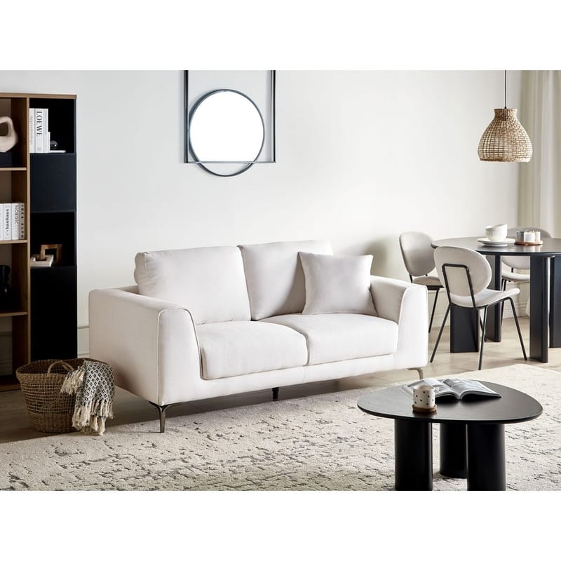 2-seters sofa Reinen - Hvit, Svart - Møbler - Sofaer - 2 seter sofa