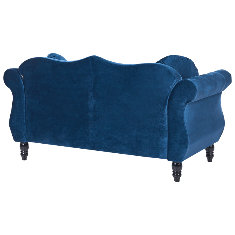 2-seters sofa Skien - Marineblå - Møbler - Sofaer - Fløyelssofaer