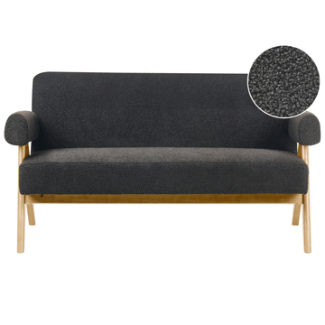2-seters sofa Tamre - Svart, lysebrun - Møbler - Sofaer - 2 seter sofa