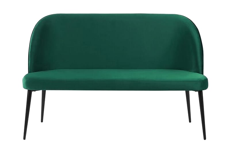 2-seters Sofa Vigenstorp - Fløyel/Mørkegrønn - 2 seter sofa