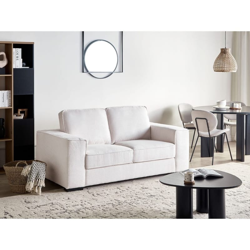 2-seters sofa Vikran - Hvit, Svart - Møbler - Sofaer - 2 seter sofa