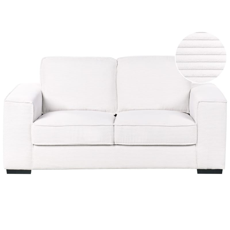 2-seters sofa Vikran - Hvit, Svart - Møbler - Sofaer - 2 seter sofa