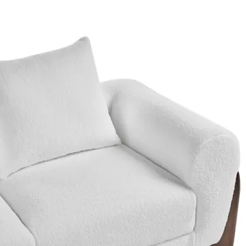 2-seters sofa Vinliden - Hvit - Møbler - Sofaer - 2 seter sofa