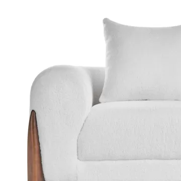 2-seters sofa Vinliden - Hvit - Møbler - Sofaer - 2 seter sofa