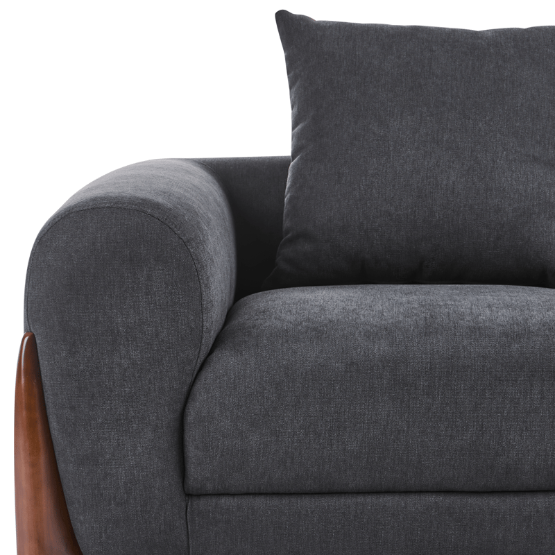 2-seters sofa Vinliden - Mørkegrå - Møbler - Sofaer - 2 seter sofa