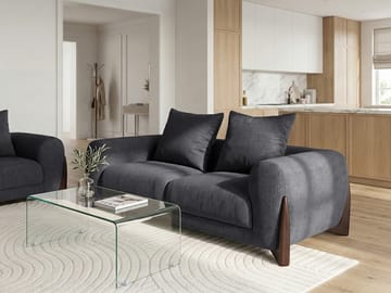 2-seters sofa Vinliden - Mørkegrå - Møbler - Sofaer - 2 seter sofa