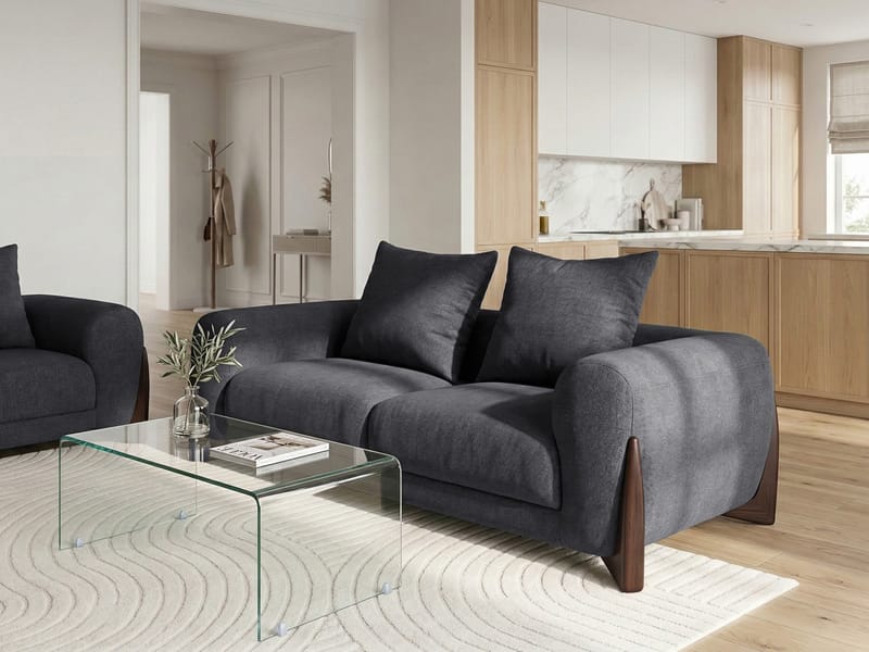 2-seters sofa Vinliden - Mørkegrå - Møbler - Sofaer - 2 seter sofa