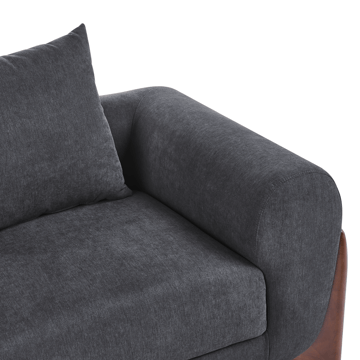 2-seters sofa Vinliden - Mørkegrå - Møbler - Sofaer - 2 seter sofa