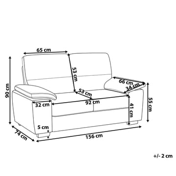 2-seters sofa Vogar - Møbler - Sofaer - 2 seter sofa