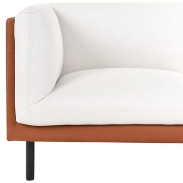 2-seters sofa Vorgod - Hvit, brun, svart - Møbler - Sofaer - 2 seter sofa