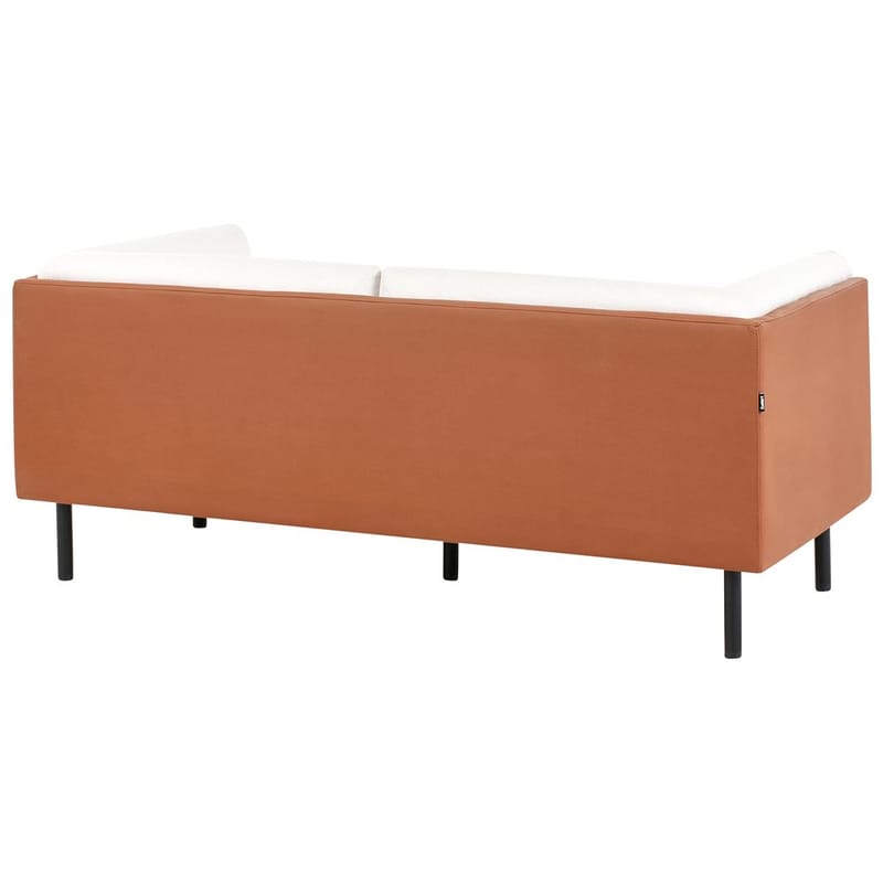 2-seters sofa Vorgod - Hvit, brun, svart - Møbler - Sofaer - 2 seter sofa