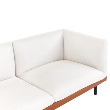 2-seters sofa Vorgod - Hvit, brun, svart - Møbler - Sofaer - 2 seter sofa