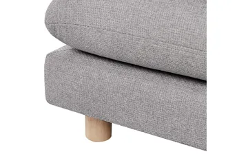 2-sitssoffa Beliani Heden Beige/ljust trä Grey||Light colored wood - Møbler - Sofaer - 2 seter sofa