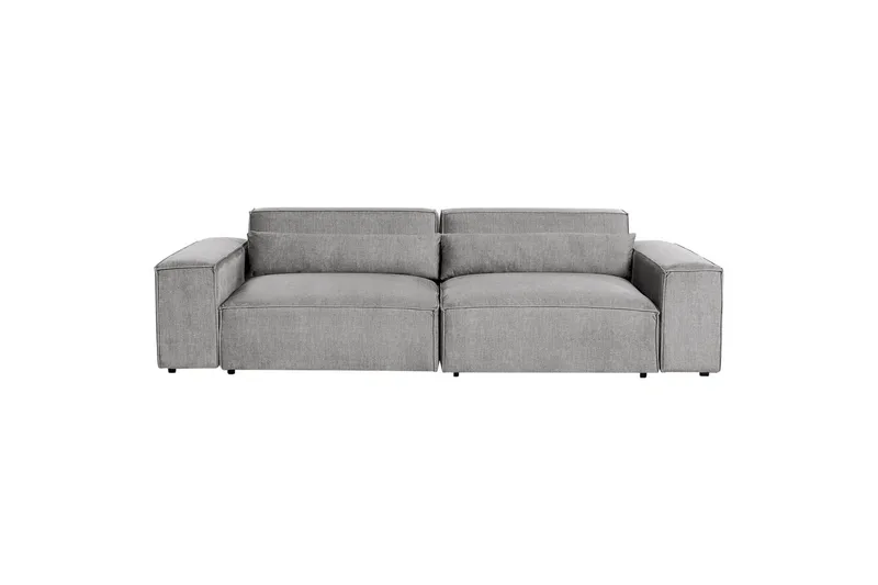 2-sitssoffa Beliani Hellnar Beige Grey