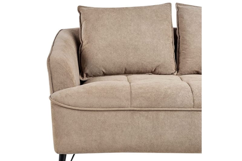 2-sitssoffa Beliani Hobro Brun, Svart Brown||Black - Møbler - Sofaer - 2 seter sofa