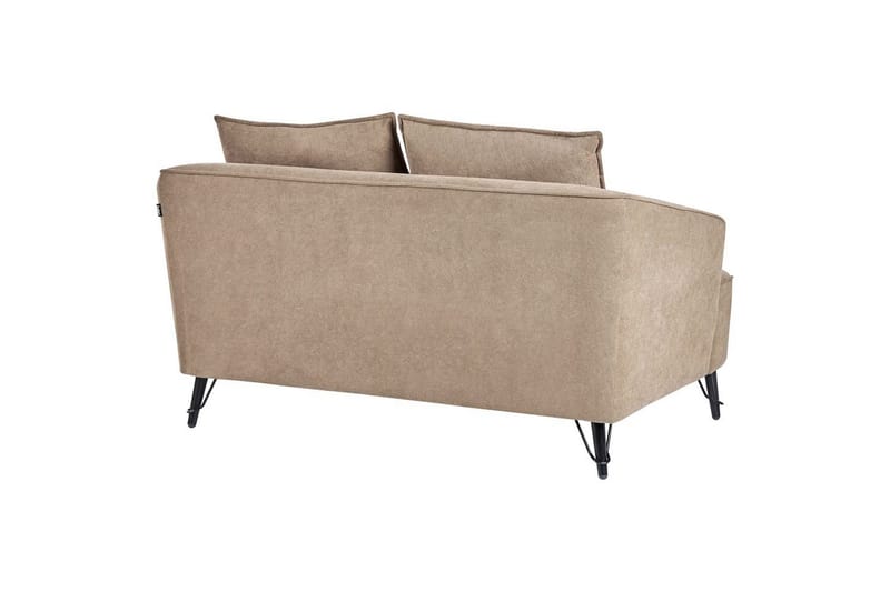 2-sitssoffa Beliani Hobro Brun, Svart Brown||Black - Møbler - Sofaer - 2 seter sofa