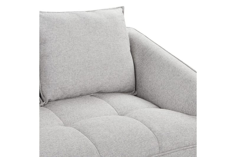 2-sitssoffa Beliani Hobro Brun, Svart NO_BRAND Grey - Grå - Møbler - Sofaer - 2 seter sofa