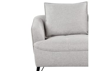 2-sitssoffa Beliani Hobro Brun, Svart NO_BRAND Grey - Grå - Møbler - Sofaer - 2 seter sofa