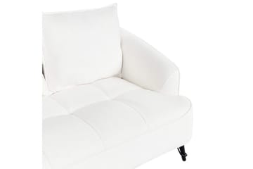 2-sitssoffa Beliani Hobro Brun, Svart NO_BRAND White||Black - Møbler - Sofaer - 2 seter sofa