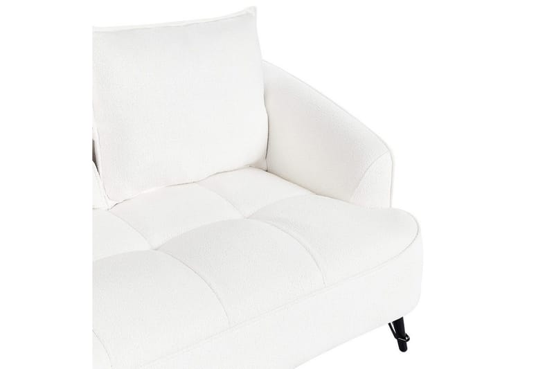 2-sitssoffa Beliani Hobro Brun, Svart White||Black - Møbler - Sofaer - 2 seter sofa