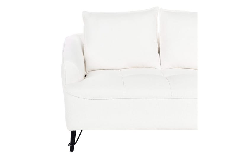 2-sitssoffa Beliani Hobro Brun, Svart White||Black - Møbler - Sofaer - 2 seter sofa
