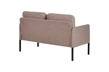 2-sitssoffa Beliani Lahti Beige, svart Brown||Black - Møbler - Sofaer - 2 seter sofa