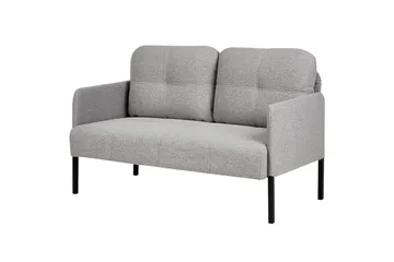 2-sitssoffa Beliani Lahti Beige, svart Light grey||Black - Møbler - Sofaer - 2 seter sofa