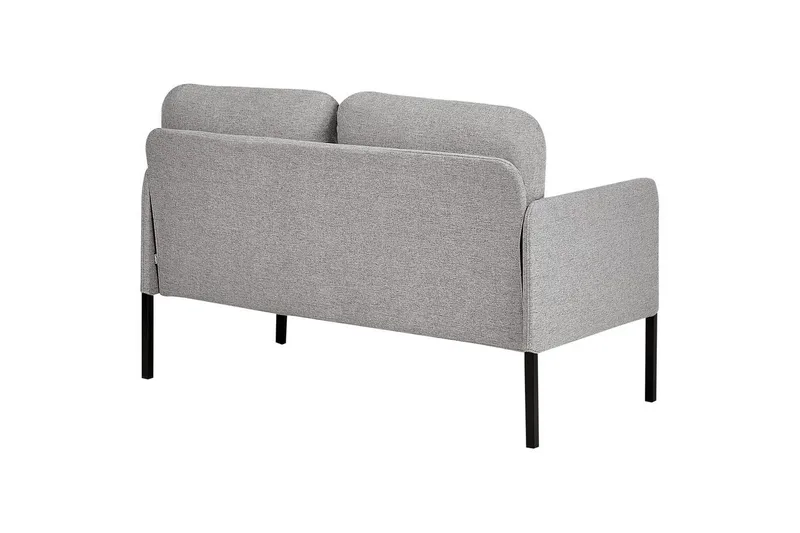 2-sitssoffa Beliani Lahti Beige, svart Light grey||Black - Møbler - Sofaer - 2 seter sofa