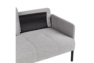 2-sitssoffa Beliani Lahti Beige, svart Light grey||Black - Møbler - Sofaer - 2 seter sofa